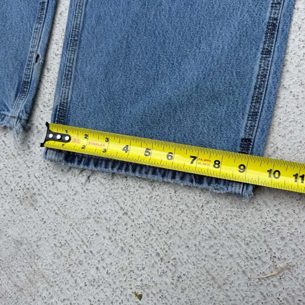 Vintage Carhartt Original Fit Dungaree Carpenter Denim Jeans 36 x 34